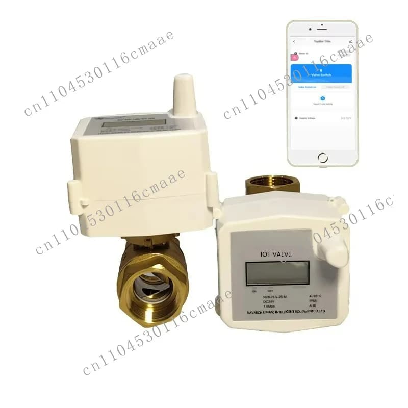 DC24V Electric Ball Water Valve Intelligent Wireless High Pressure Valve M-BUS DN15 OEM Intelligent Water Control Valve