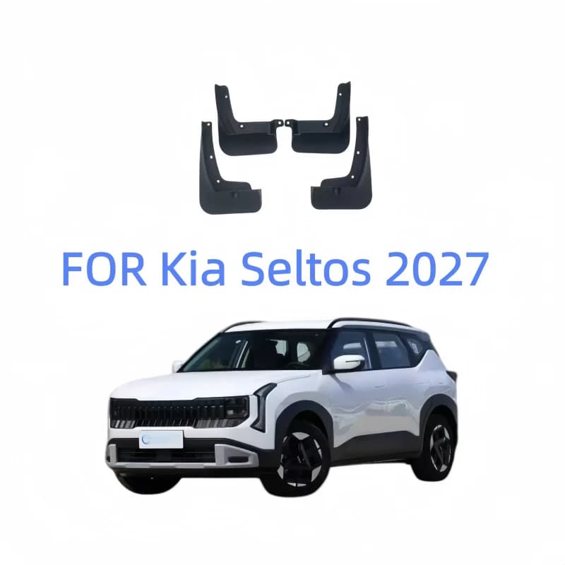 FOR Kia Seltos 2027 Mud Flaps PP Soft Rubber Splash Guards Front Rear Custom Fit Mudguards Fender Protection Car Accessories