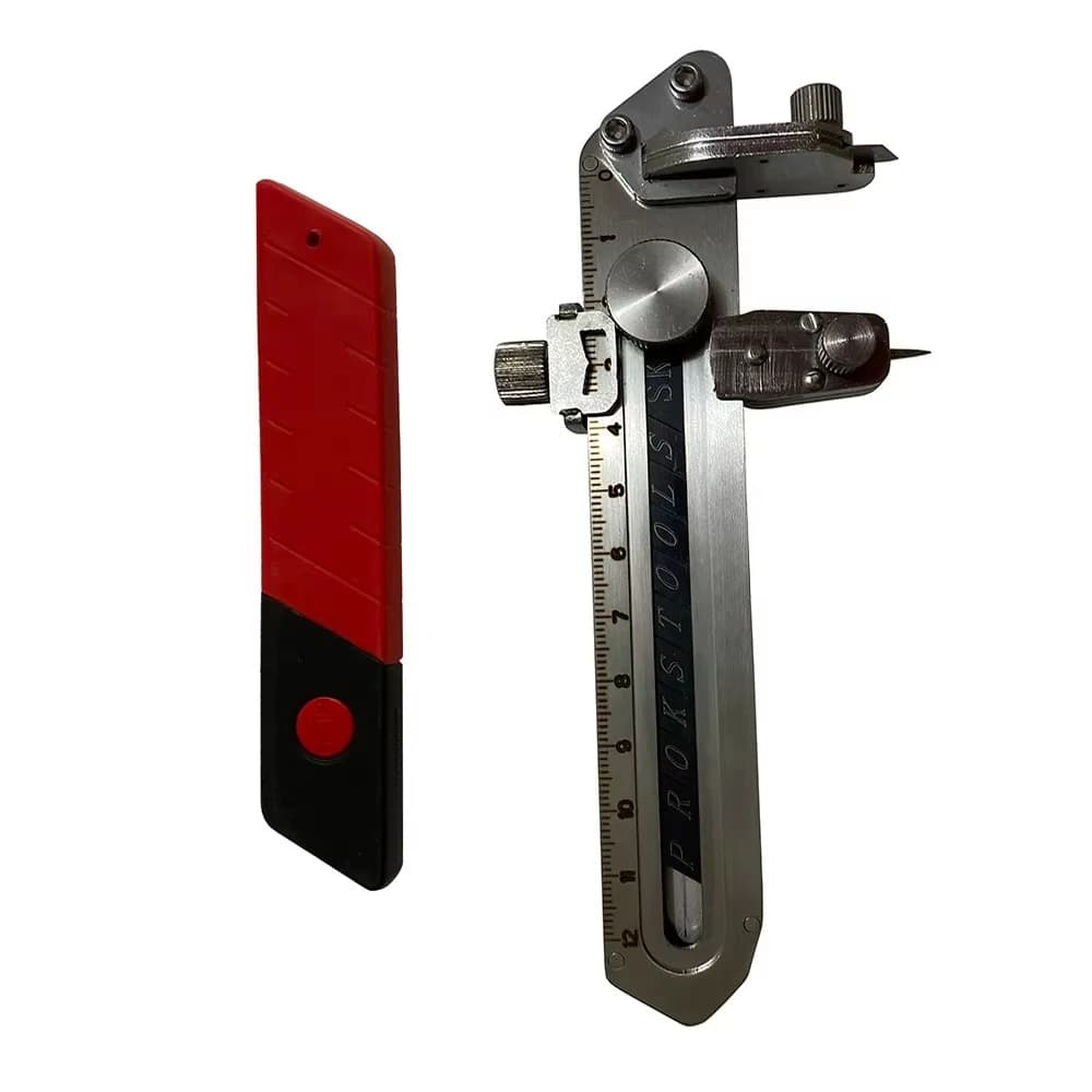 Integrated Ceiling Aluminum Pinch Plate Round Hole Opener Honeycomb Gypsum Board Portable Manual Hole Positioning Compass Knife