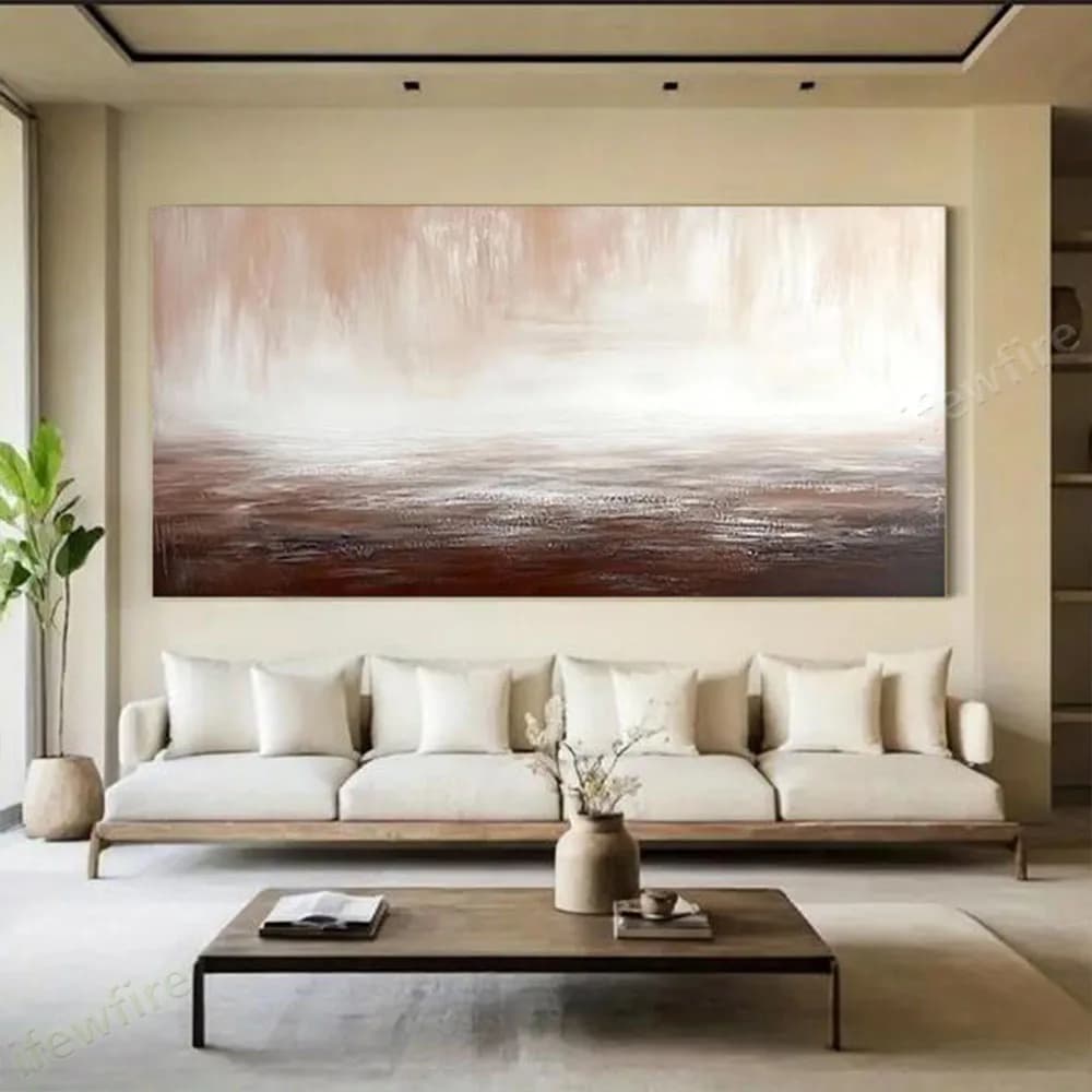 Hand Painted Abstract Oil Paintings on Canvas with Line and Textures Wall Art Drawing Fashion Wall Painting Decor Living Room