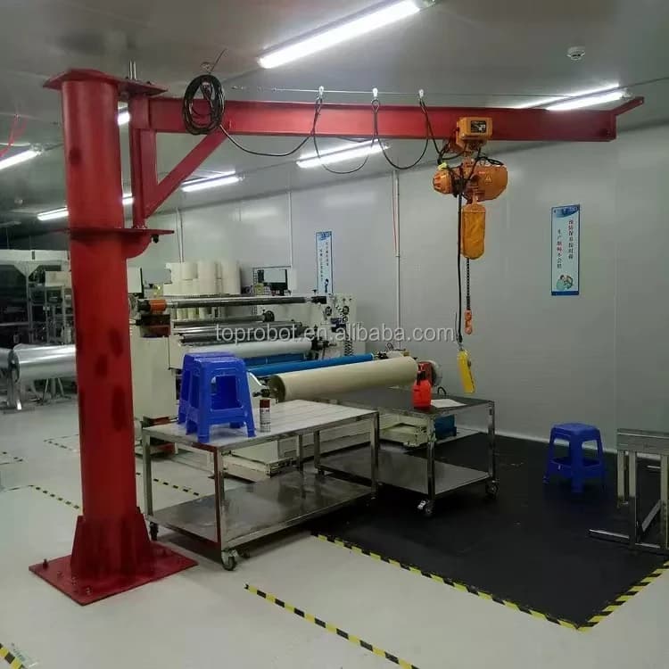 New Pivot Jib Crane Intelligent Smart Servo Hoist Balancer 1TON Load Capacity 1700mm Lifting Height for Knuckle Articulating Jib