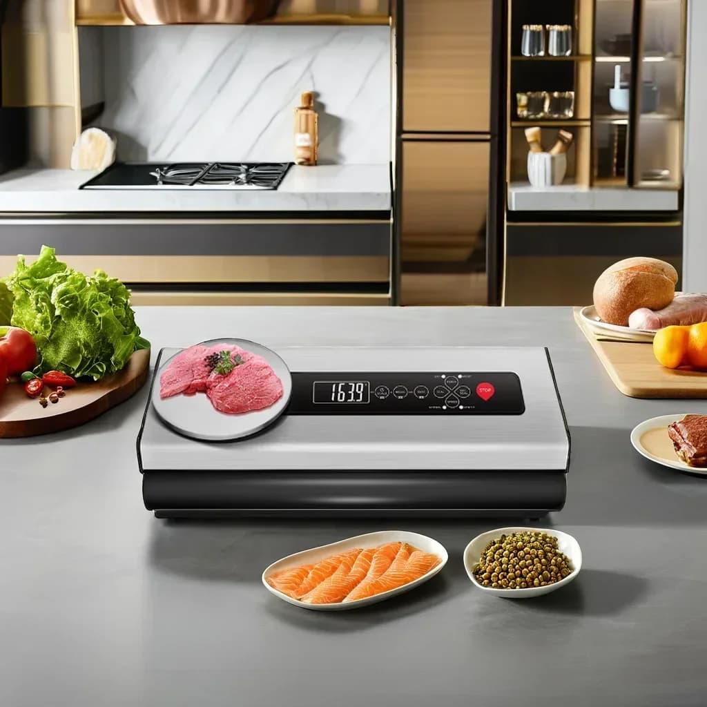 Factory's New Portable 12V Outdoor Charging System Eco-Friendly Digital Scale Handheld Kitchen Vacuum Food Sealers