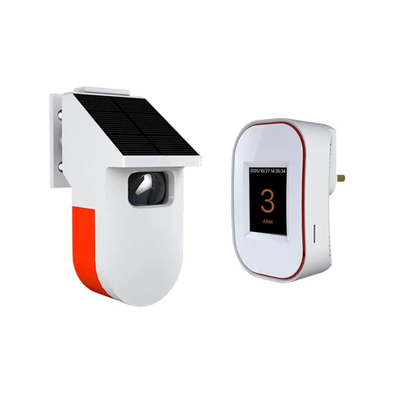1000m Long Distance Solar Driveway Alarms Weather Resistant PIR Motion Infrared Sensor DIY Home Security Alarms Kit