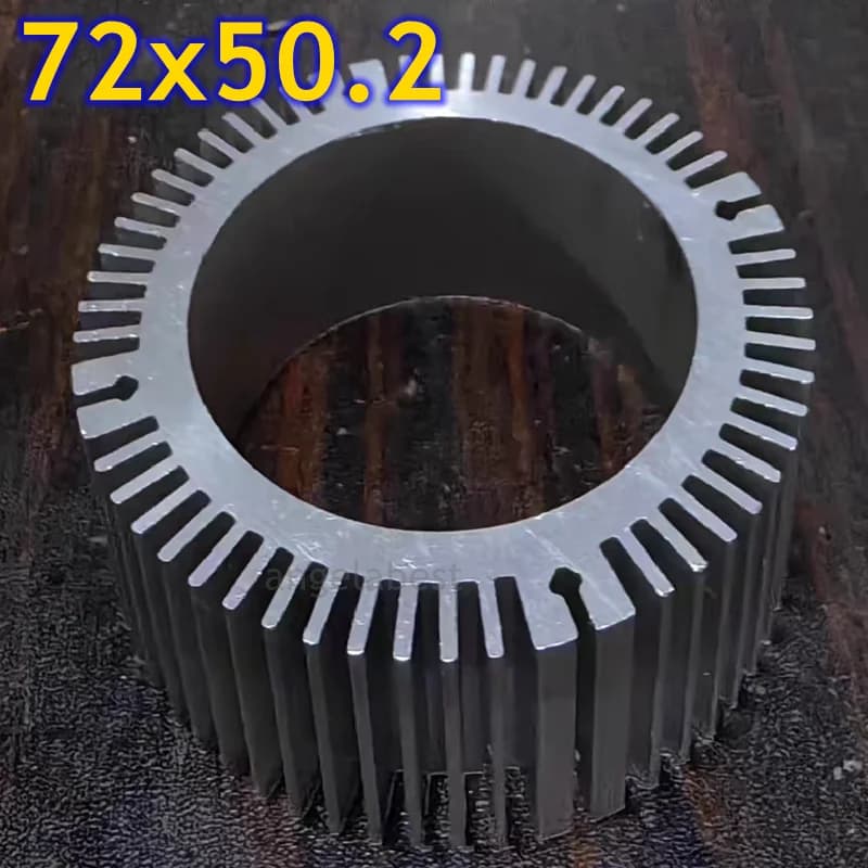 OD72xID50.2mm Length 10mm 20mm 30mm 40mm 50mm Aluminum Heatsink Round raditor 5w Power led For DIY