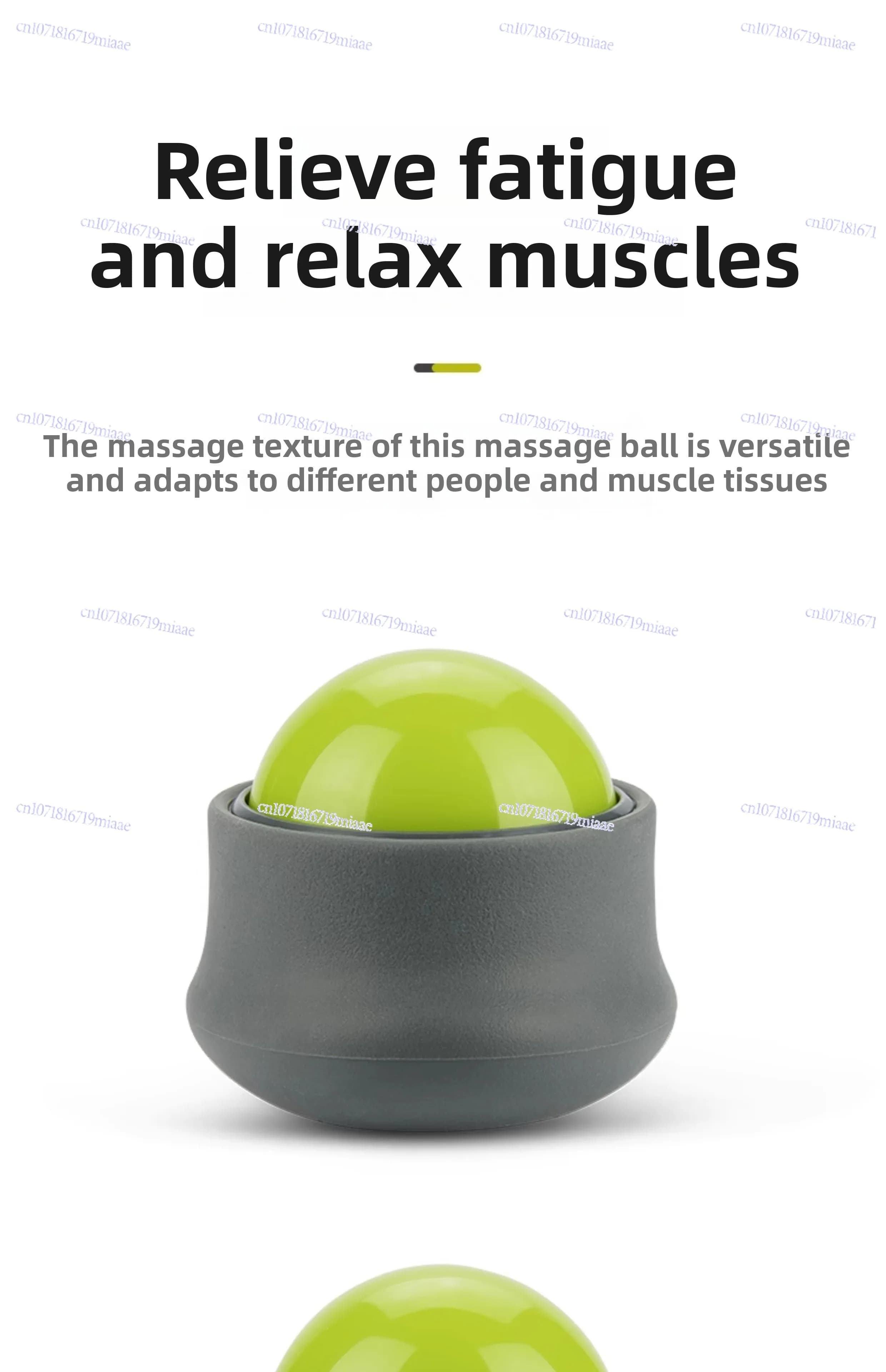 Fascia Ball Muscle Relaxation Handheld Massage Ball Yoga Health Shoulder and Neck Meridian Ball
