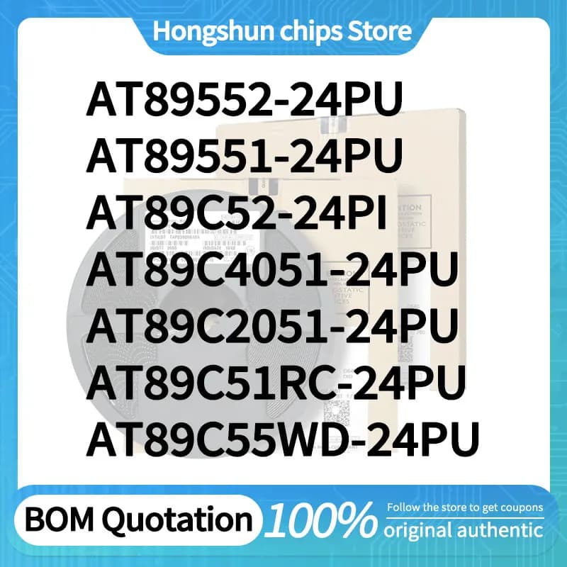 AT89C51RC-24PU AT89C55WD-24PU AT89S52-24PU AT89S51-24PU AT89C52-24PI AT89C51-24PU AT89C4051-24PU AT89C2051-24PU Global version