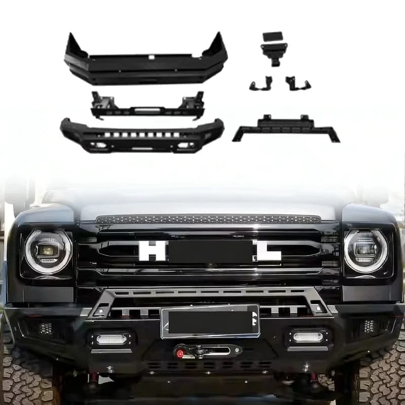 High Quality 2025 New Design 4x4 Off Road Exterior Body Kit Front Rear Bumper Fit for Haval H9 2025