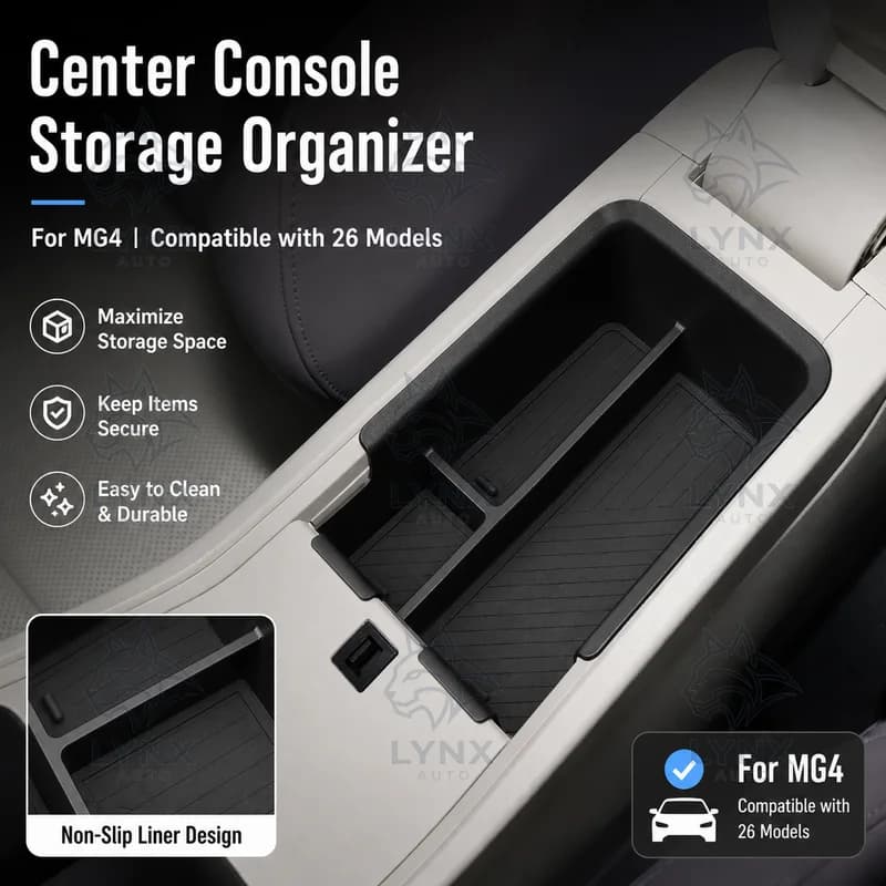 For MG4 Car Center Console Armrest Storage Box Organizer Accessories Compatible with 26 Models Automotive Supplies