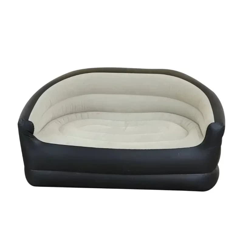 Thickened Flocking Double Portable Outdoor Lunch Break Chair Lazy Inflatable Air Sofa