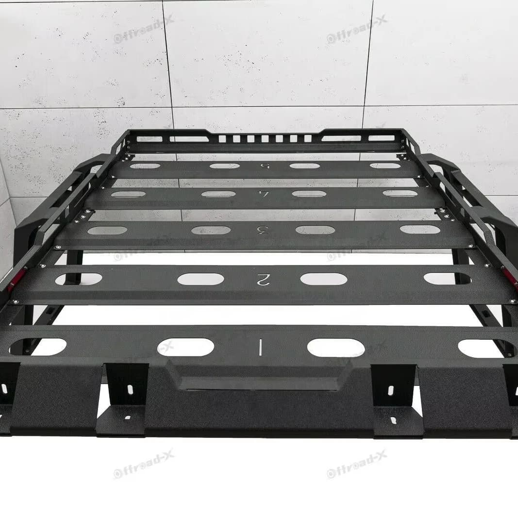 4-Door Roof Rack for  Wrangler JL 2018+ Aluminium Alloy & Plastic with +2 Side Ladders