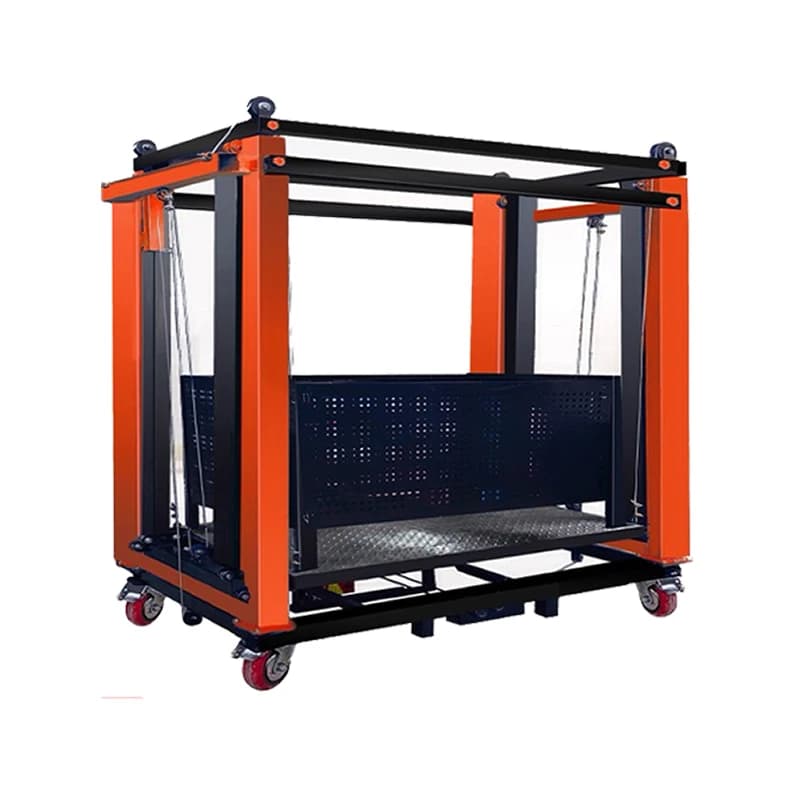 5M Electric Scaffolding Mobile Lifting Platform 300-500KG Load Bearing Remote Control Folding Design for Decoration And Safety
