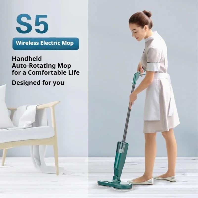 2026 Upgraded S8 Handheld Wireless Electric Mop - Cordless Floor Cleaning Machine for Home Use