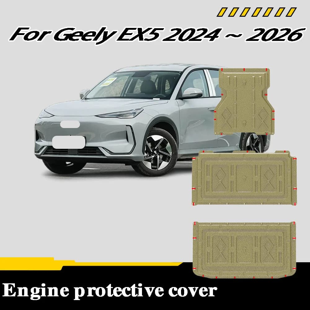 Protective Plate For Engine Chassis Guard Board Engine Protection Plate Multiple Material For Geely EX5‌ 2024 2026 530KM