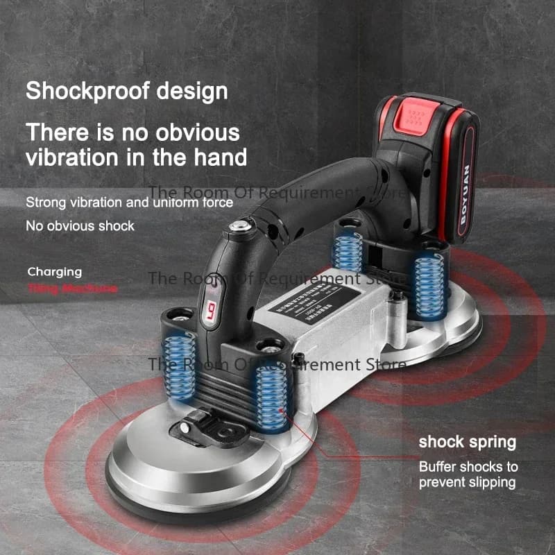 New Tile Tile Machine Auxiliary Tool Artifact Powerful Intelligent Shock High Power Vibration Machine