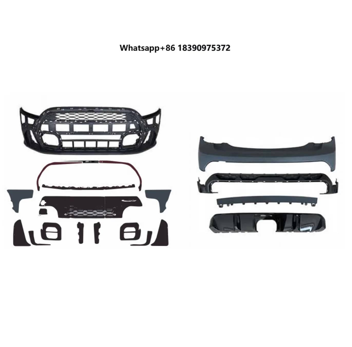 Full Bumper Body Kit for F55 F56 F57 JCW Bodykit for Classic Auto Part