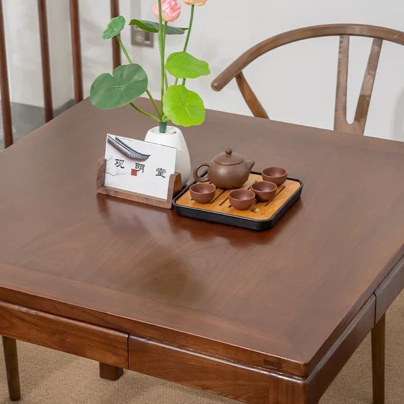 Solid Wood Dining Table And Chairs