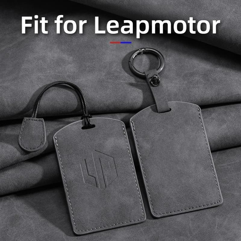 Fit for Leapmotor C10 Pro C11 C16 Car Key Card Holder NFC Smart Card Case Suede Protective Shell