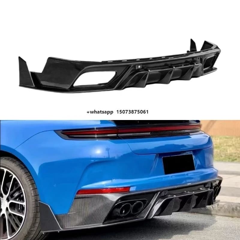 For  976 Carbon Fiber CMS-T Style Rear Bumper Lower Lip Diffuser Factory Direct