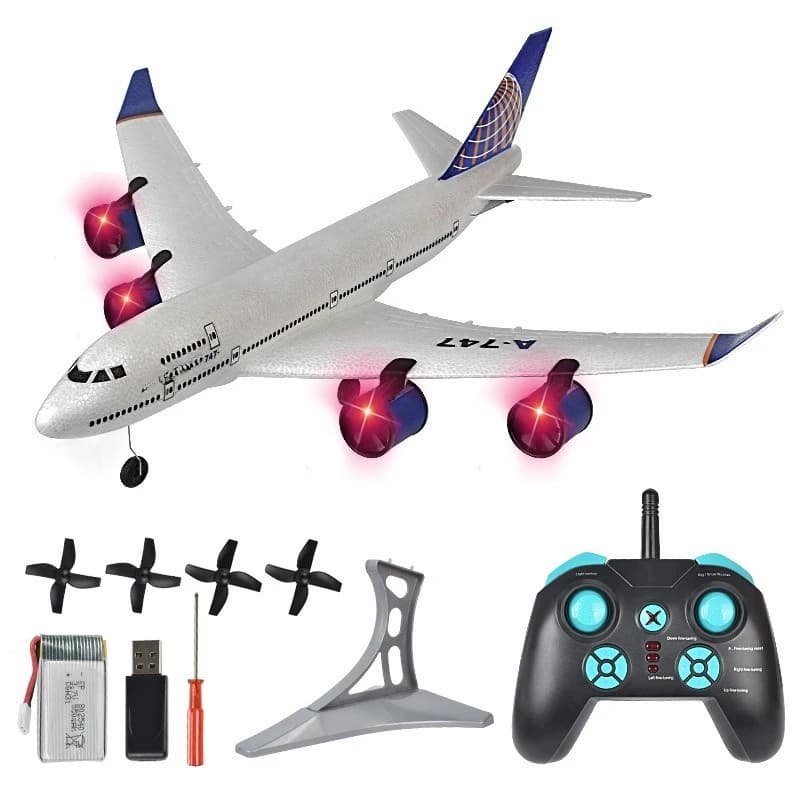 747 airliner A380 airliner fixed-wing channel foam aircraft glider model aircraft
