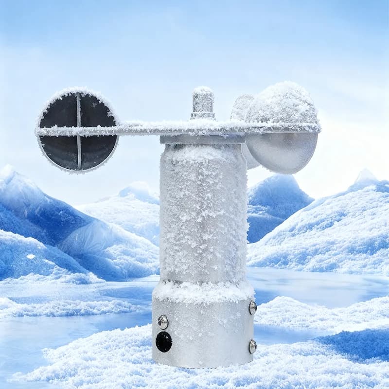 Ce Certified RS485 Modbus Digital All-in-One Anti-Ice Cast Aluminum Self-Heating Combination Anemometer and Vane Sensor