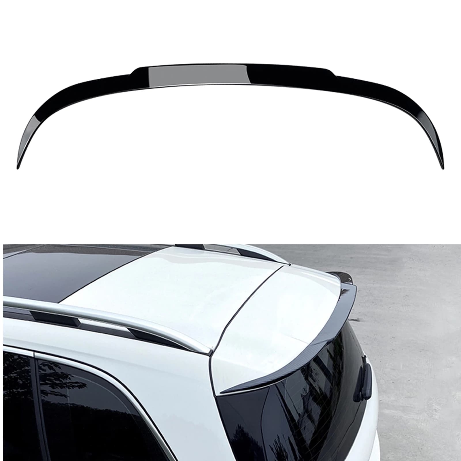 Rear Trunk Roof Spoiler Wing Tail Upper Splitter Lip For Mercedes Benz GLB Class X247 SUV GLB200 GLB220 GLB250 GLB35 2020-2024