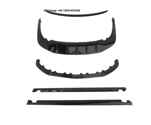 For Flying Spur BODY KITFlying Spur W12 to Small Carbon Body Kit Full Set Front Lip Rear Diffuser, Side Skirts Rear Wing