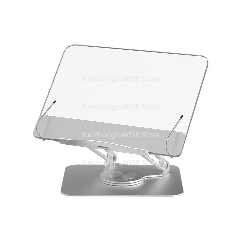 360-Degree Rotating Foldable Laptop Reading Stand, Aluminum Desktop Stand, Suitable for 11-17 Inch Laptops