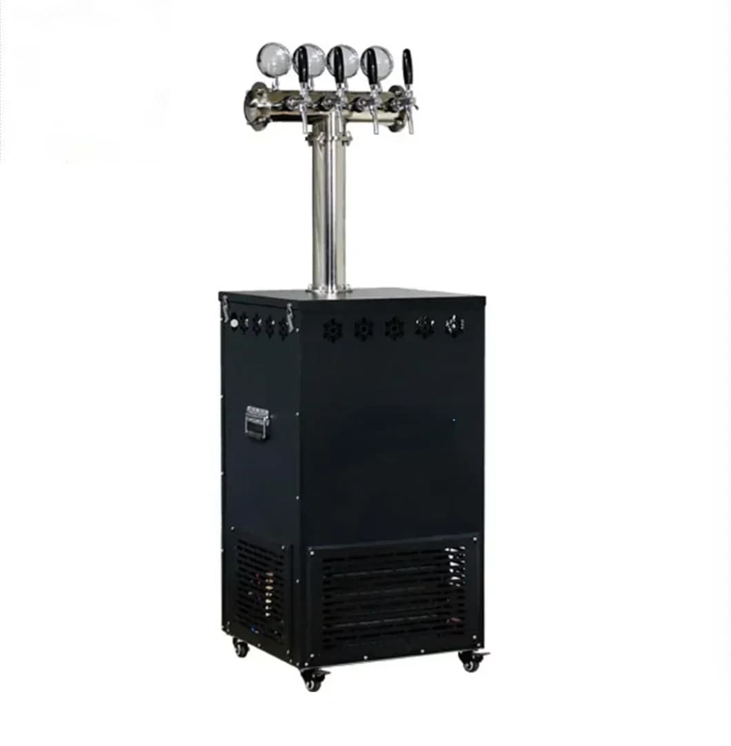 Stainless Steel Beer Cooler Kegerator Draft Beer Dispenser Tower Machine With Factory Price Barril De Chope Brewing B