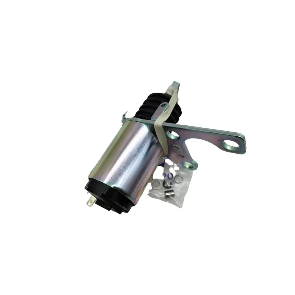 Stop Solenoid Valve 32A61-09010 32A61-09020 ME736957 for Excavator Parts 4M40 24V