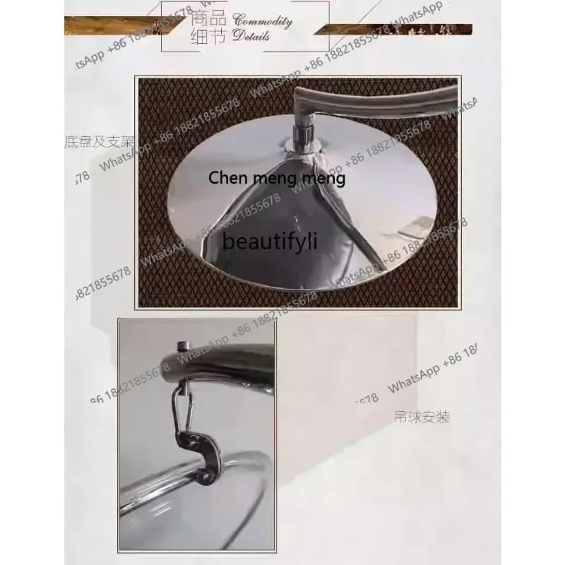 cn8617 ss New style Hanging Ball Bubble Chair Hanging Chair Hanging Basket Space Capsule Hemisphere Chair Acrylic Transparent Sw