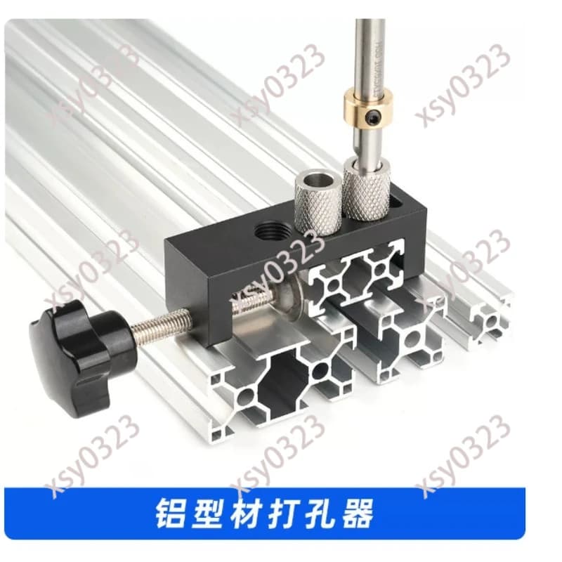 Aluminum Profile Drilling Jig, Punching Positioning Guide Tool for 2020 2040 3030 3060 Profile