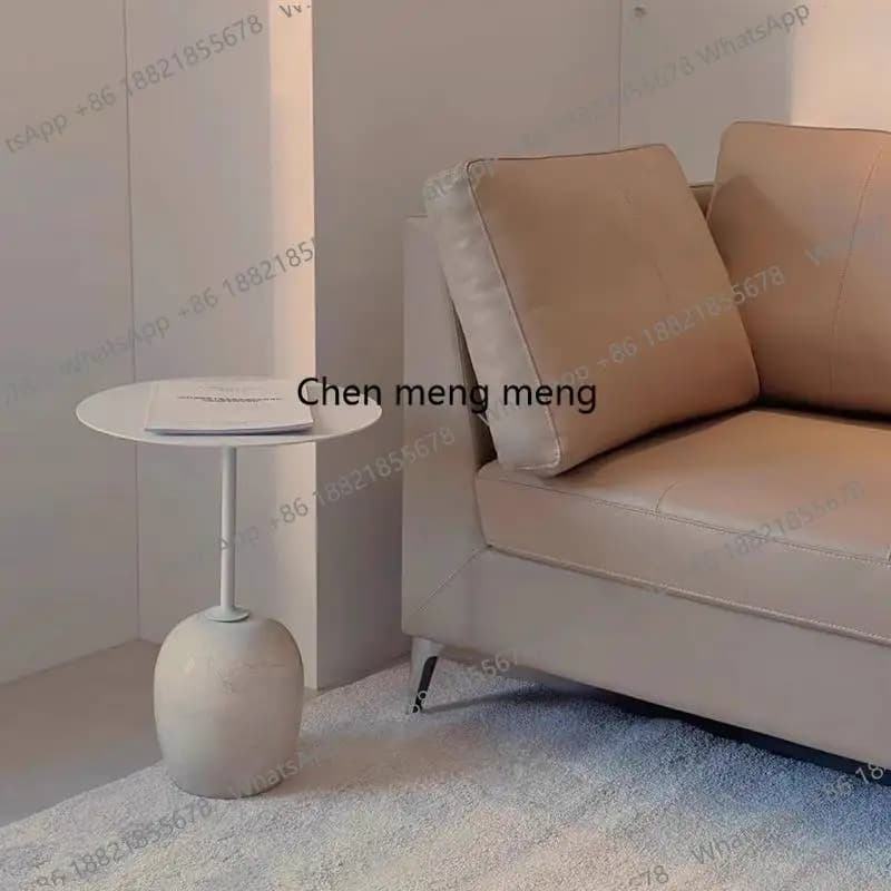 Marbles Living Room Coffee Tables Round Decoration Corner Salon Coffee Tables Modern Nordic Couchtisch Bauhaus Furniture