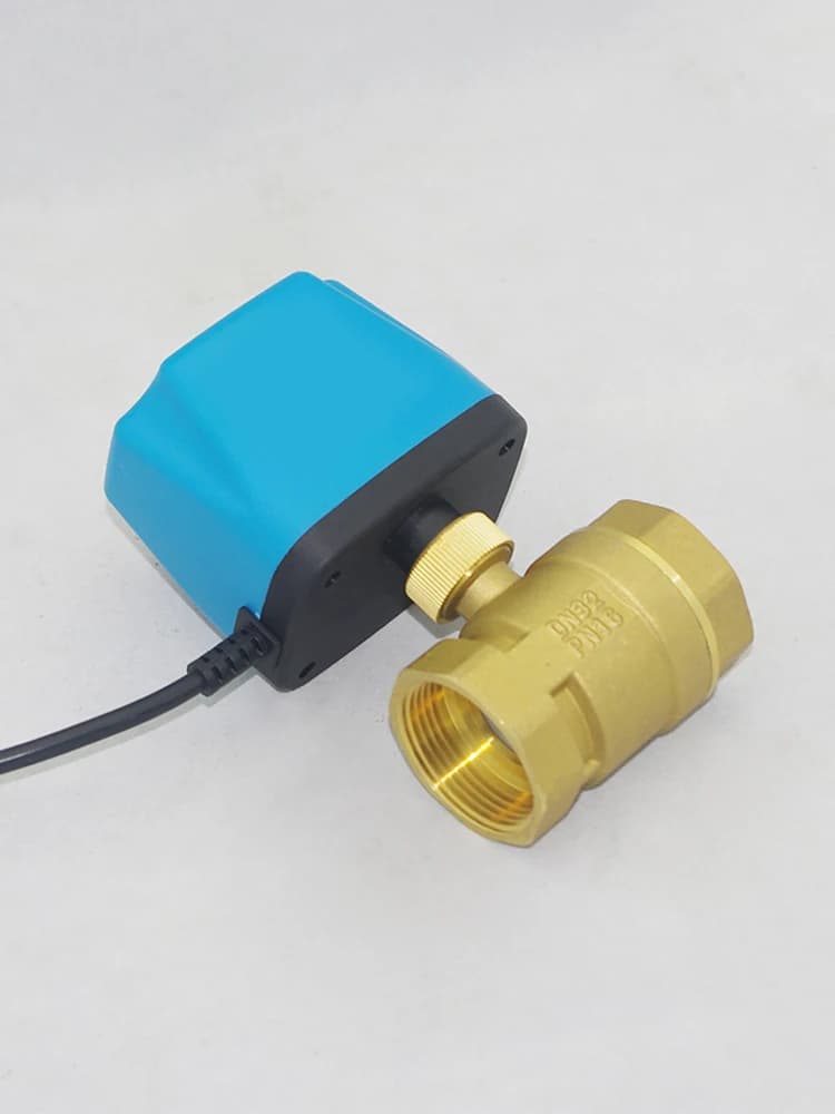 Solar solenoid valve Electric normally open and close ball valve