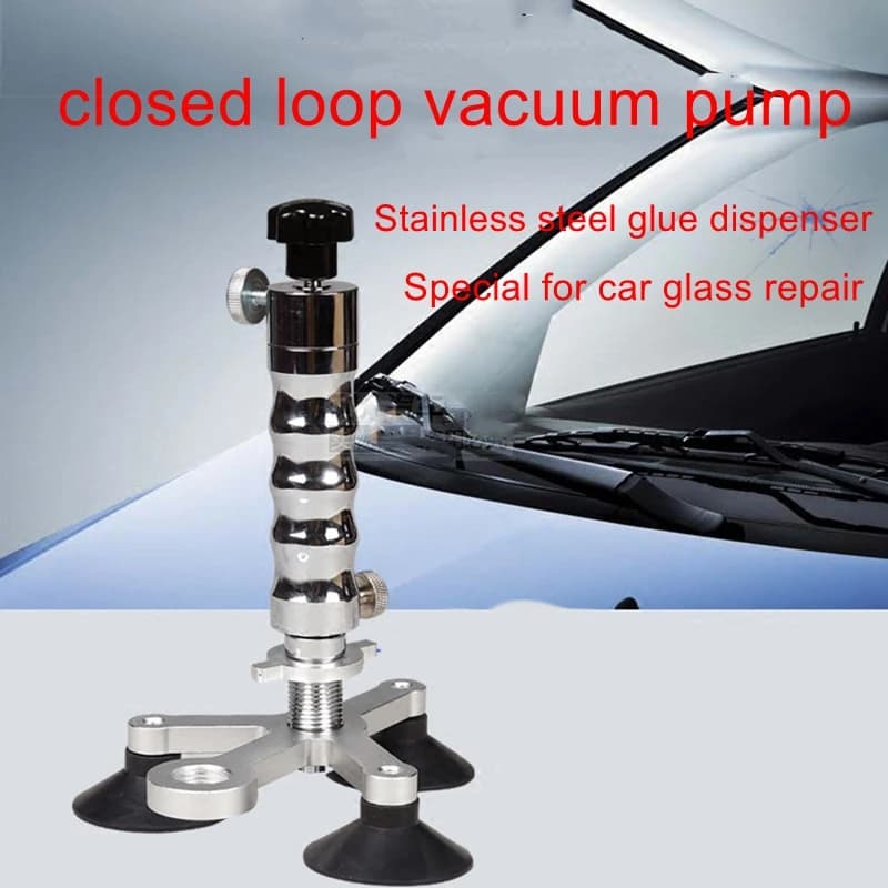 Vacuum pump glue dispenser stainless steel auto glass repair tool Auto windshield repair glass repair