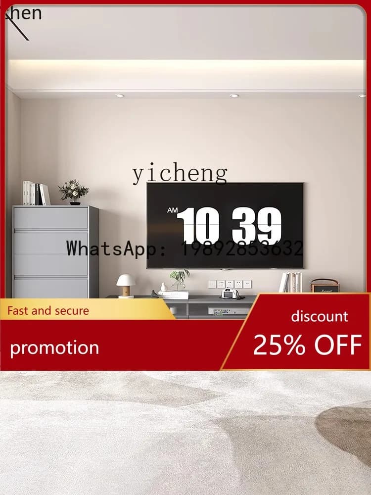 YFY Cabinet Solid Wood Living Room Floor Cabinet Small Apartment Home TV Storage Cabinet