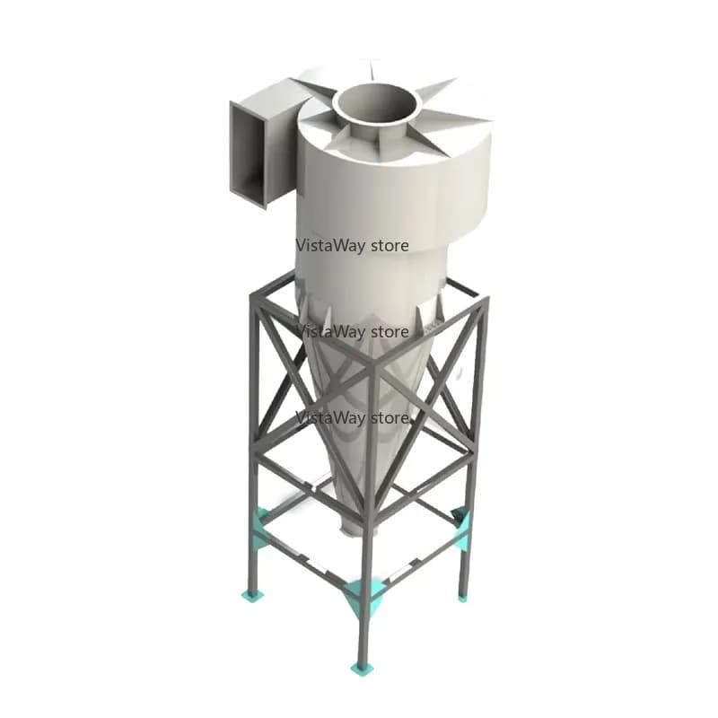 Yite Carbon Steel Industrial Cyclone Separator Vacuum Cleaner Cyclone Dust Extractor Cyclone Dust Collector
