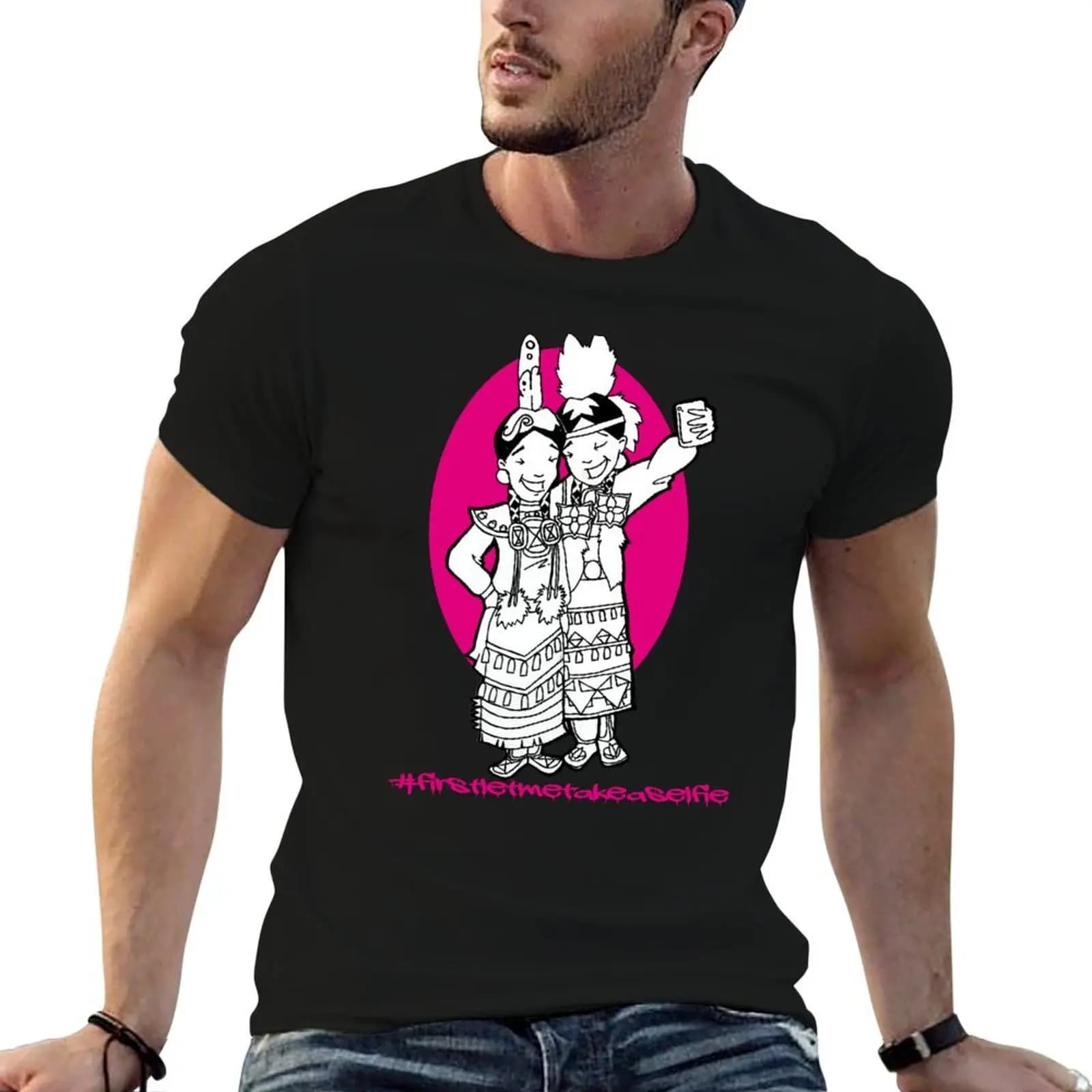 #firstletmetakeaselfie Jingle dress dancer T-Shirt customs design your own Aesthetic clothing t shirts for men graphic