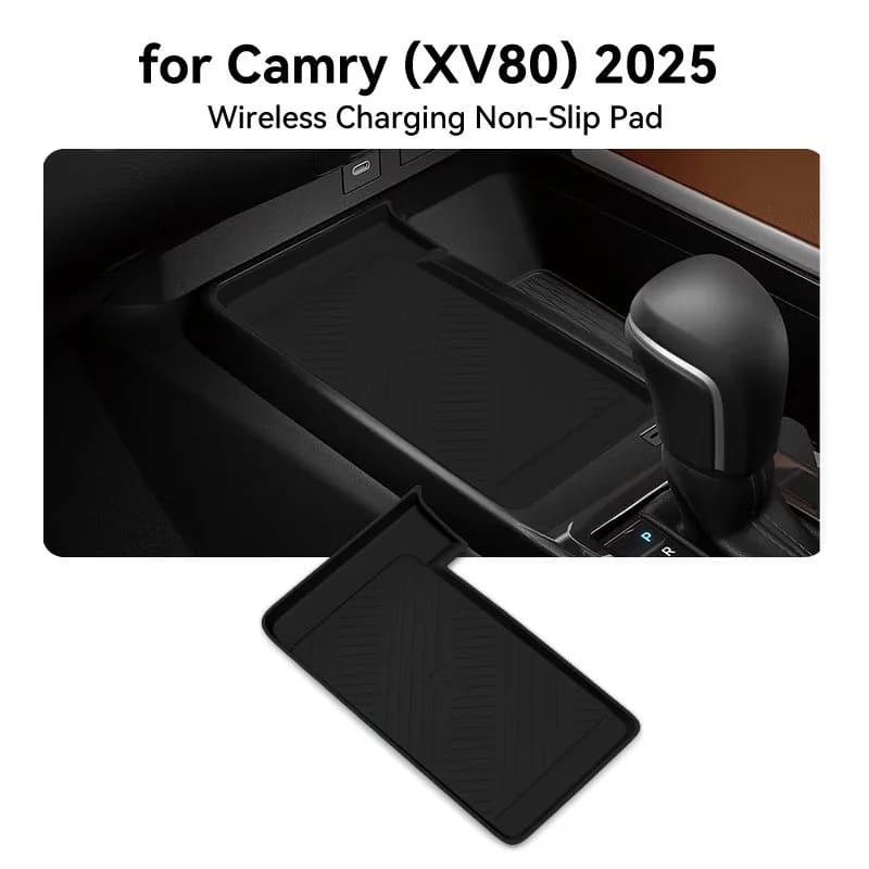 For 25 TOYOTA Camry XV80 wireless charging silicone anti slip pad car protection pad
