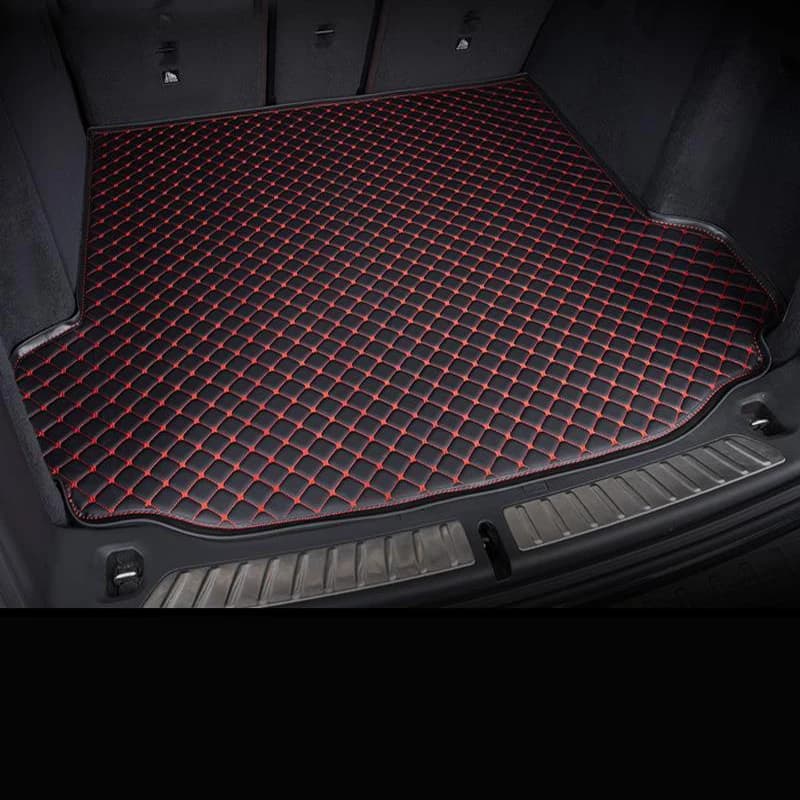 Durable Custom Leather Car Trunk Mats For SsangYong Rexton Gen1 Y200 Y250 Y290 Auto Carpet Accessories Interior Part