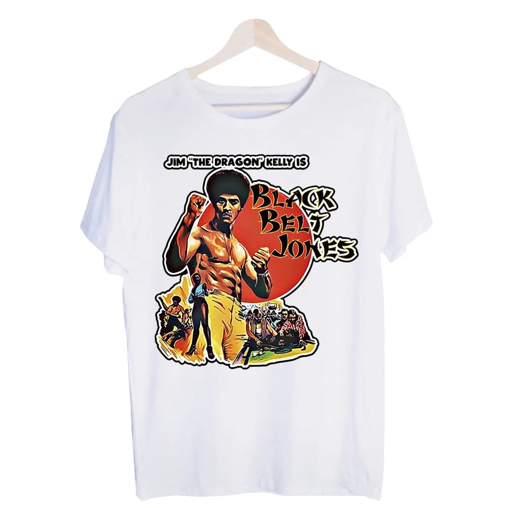 Men's Martial Arts Fighter Graphic Tee, Short Sleeve Crew Neck T-Shirt with Vintage Style for Casual Streetwear