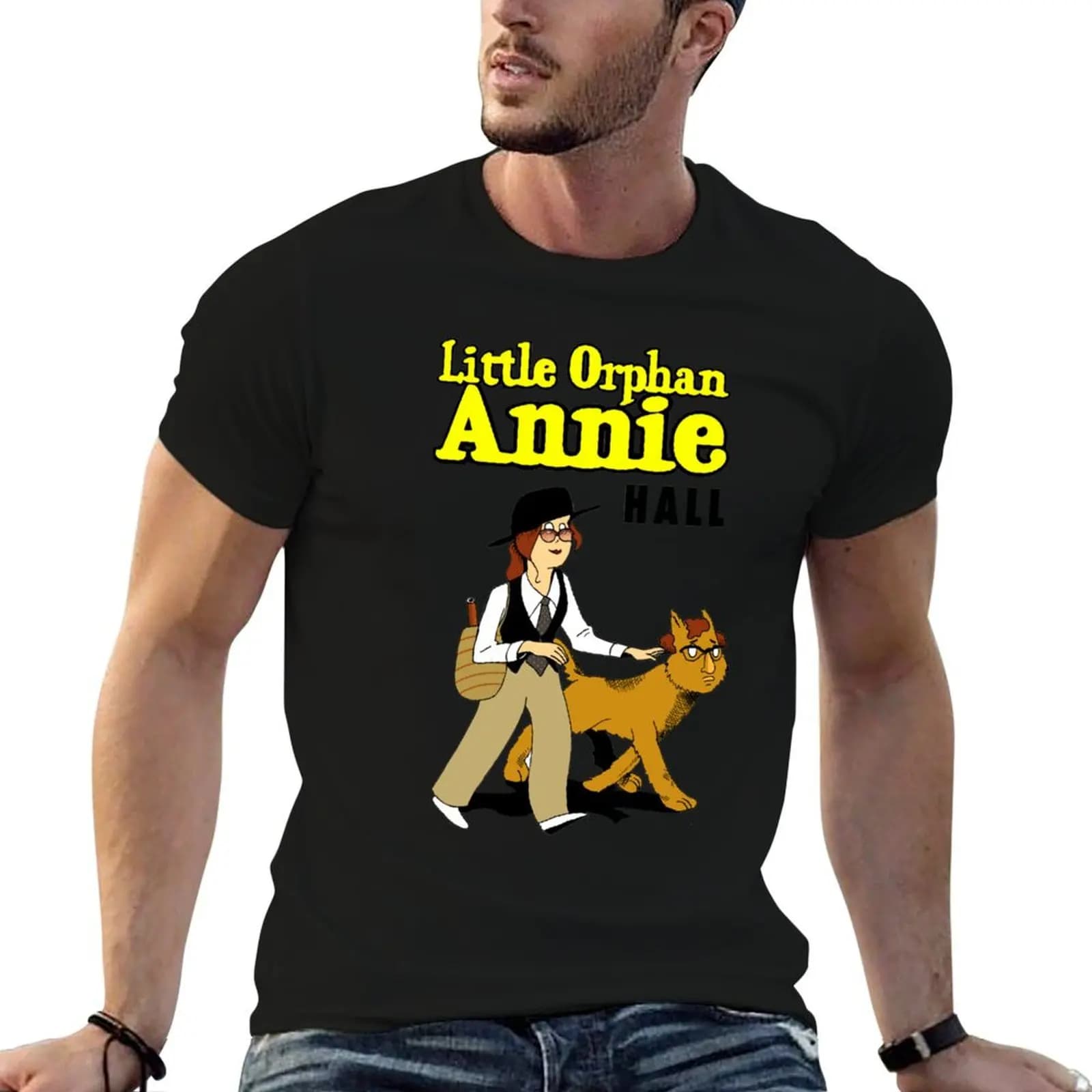 Little Orphan Annie Hall T-Shirt Casual Daily Outfit T-Shirt