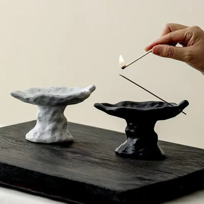 Wabi-sabi style aromatherapy ornaments, medieval incense holders and incense burners, Nordic simple home decoration ornaments