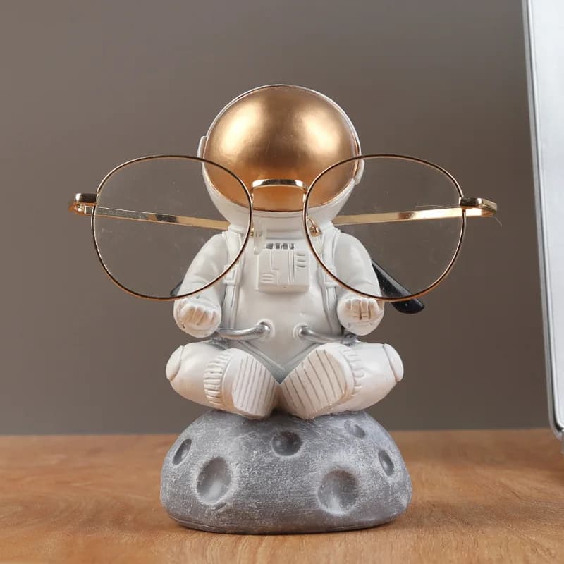 Creative Astronaut Glasses Stand Holder Eyeglasses Display Rack Home Decoration Ornament Holiday Gift