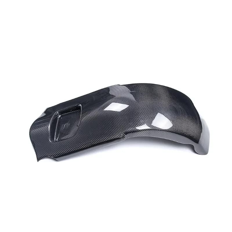 Dual-light road glide modified carbon fiber rear fender for soil removal