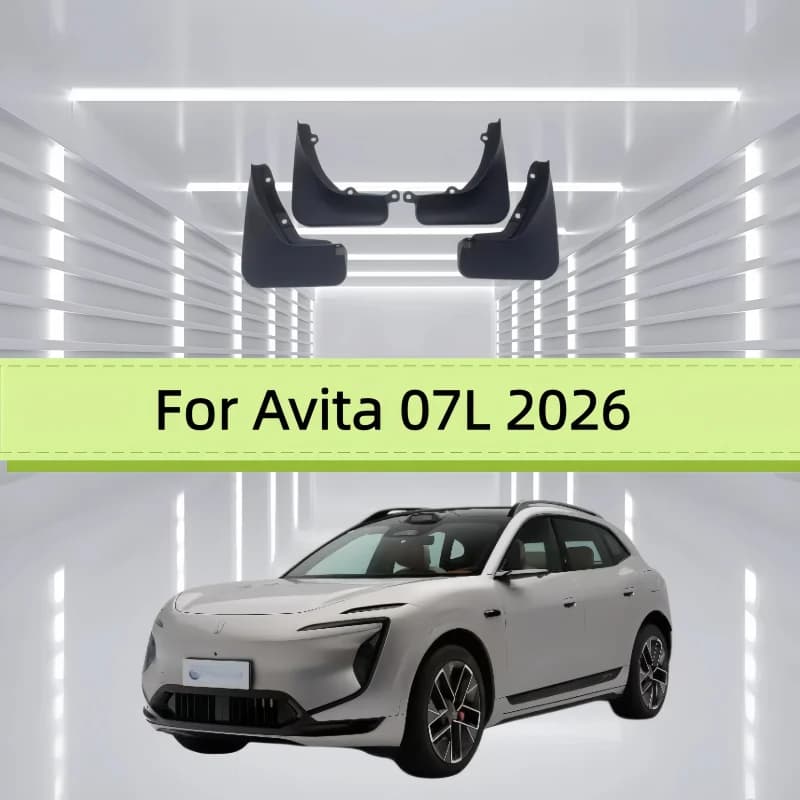 4PCS For Avita 07L 2026 Car Fender Mudguards Anti-splash Flap Front Rear Mudflap