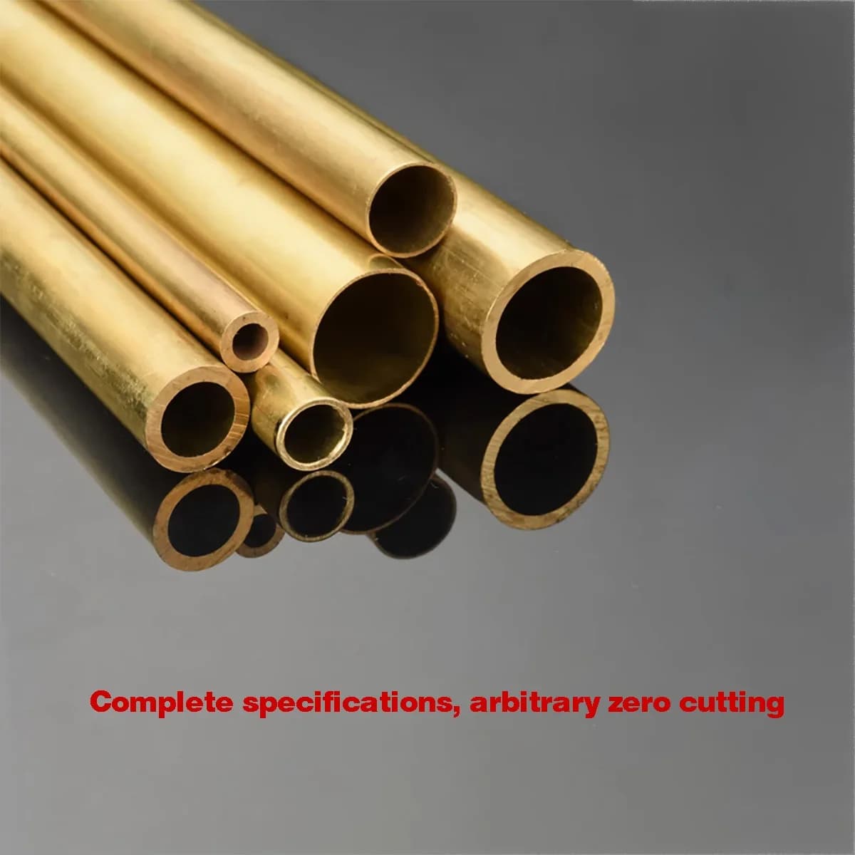 H65 Brass Tube Metal Capillary Hollow Tube, Outer Diameter 2/3/4/5/6/7/8/9/10/11/12/13/14/15-20mm