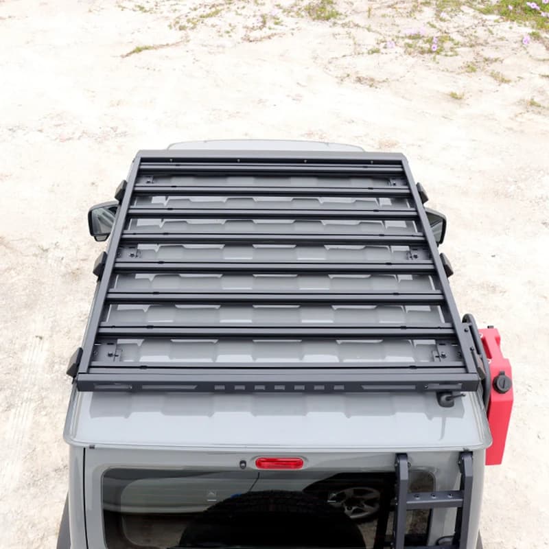Car Accessories Heavy Duty Aluminum Large Roof Cargo Tray Steel Exterior Tuning Off-Road for Jimny JB64 JB74 2019-2024