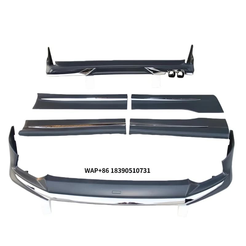 Suitable for 15-18  Vellfire Upgraded and Modified Mona Lisa  Molded PP+electroplated Surround Body Kit