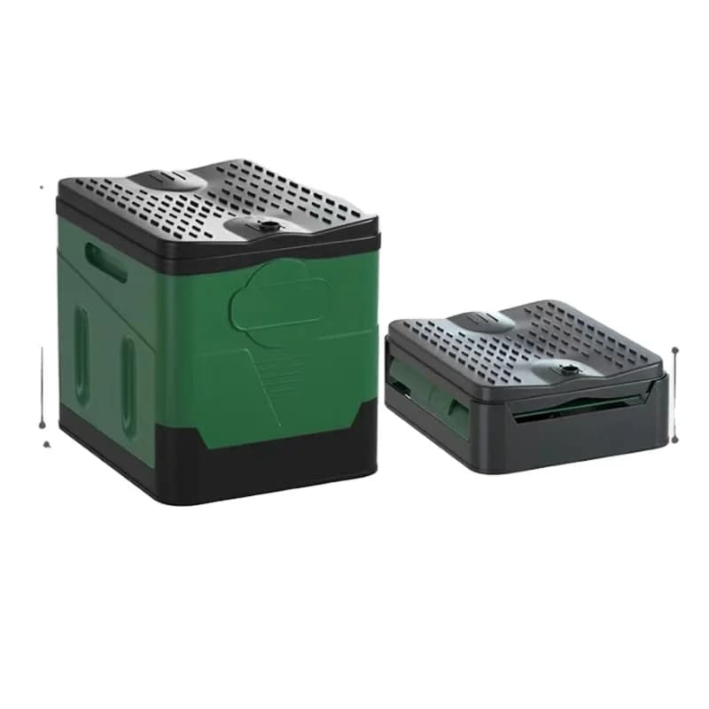 Portable square Toilet Seat Cover One-Piece Odor-Proof Folding Toilet Modern Design for Outdoor Camping and Emergency Use