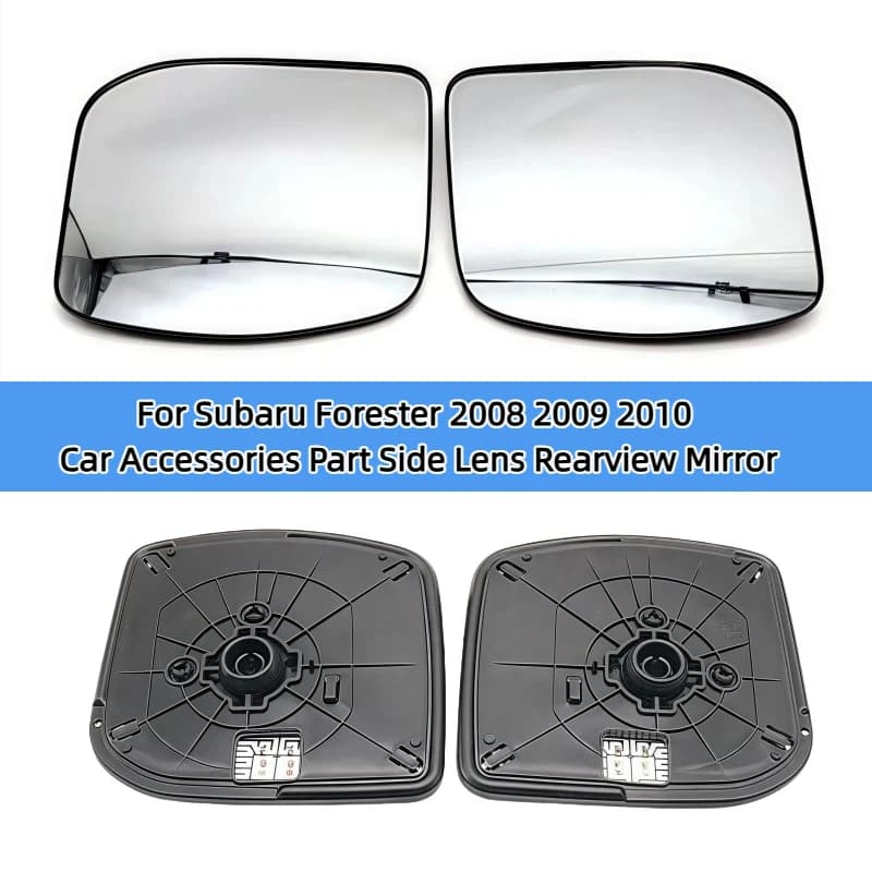 Car Accessories Exteriors Part Side Reflective Lens Rearview Mirror Glass Lenses with Heating For Subaru Forester 2008 2009 2010